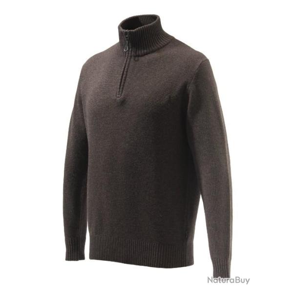 PULL BERETTA "DORSET" MARRON T3XL
