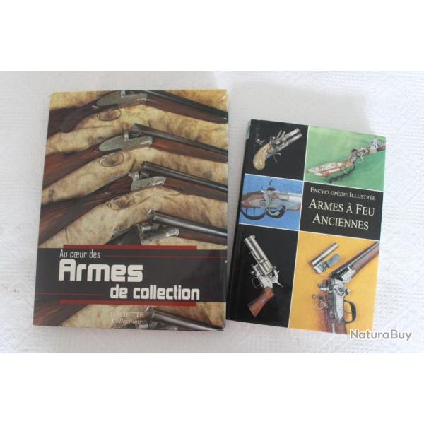Lot 2 ouvrages armes � feu anciennes de collection