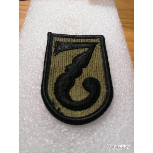 Patch arm�e us 7th MEDICAL BRIGADE kaki ORIGINAL 1