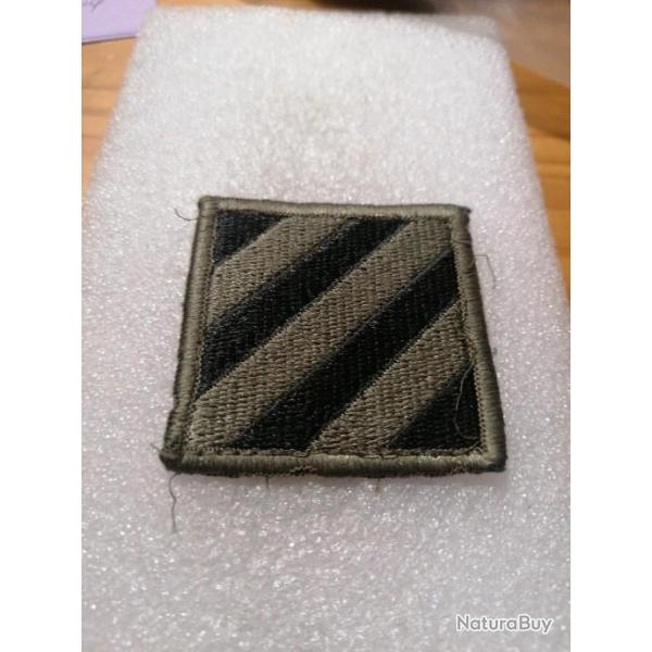 Patch arm�e us 3rd INFANTRY DIVISION  kaki ORIGINAL 2