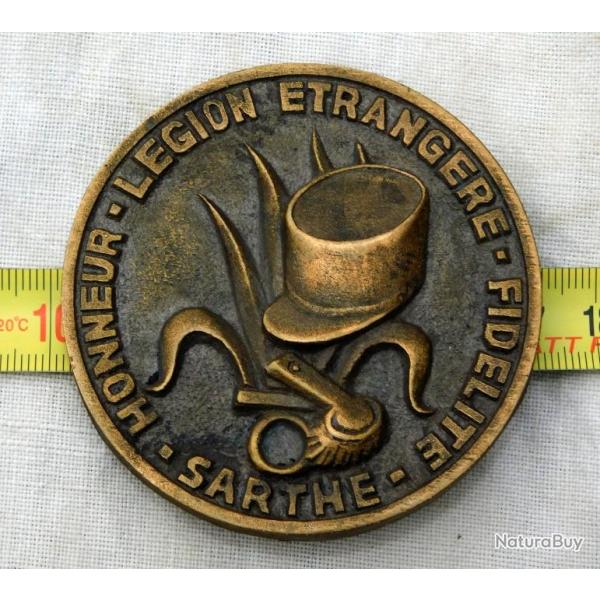 LEGION ETRANGERE - SARTHE  - MEDAILLON BRONZE