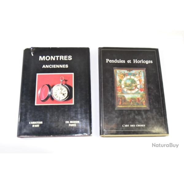 Lot livre Pendules et horloges / Montres anciennes / L'amateur d'art  CH. Massin Paris