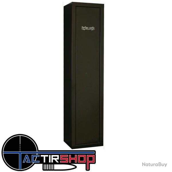 Armoire forte INFAC SENTINEL SD7 6 ARMES avec lunette plus 1 sur la porte avec coffre int�rieur