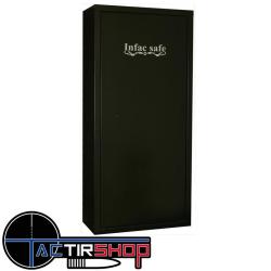 Armoire forte INFAC SENTINEL SD14 11 ARMES avec lunette plus 3 sur la porte avec coffre int&eacute;rieur et