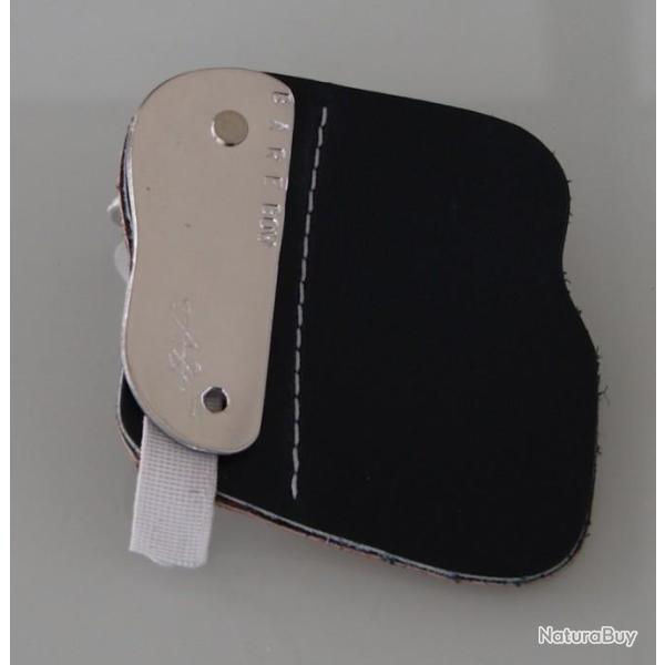 Palette pour Arc Nu (BareBow) Gaucher Large A&F en cuir