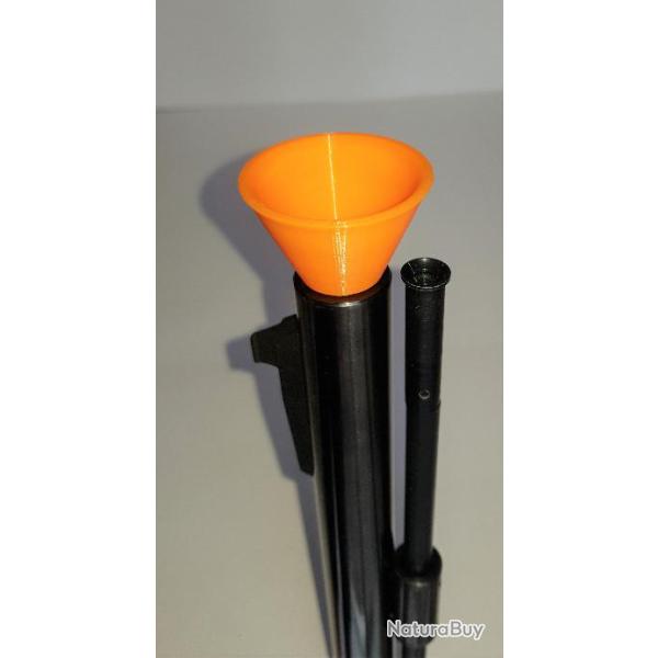 Prot�ge bouche avec entonnoir long Cal.50 poudre noire