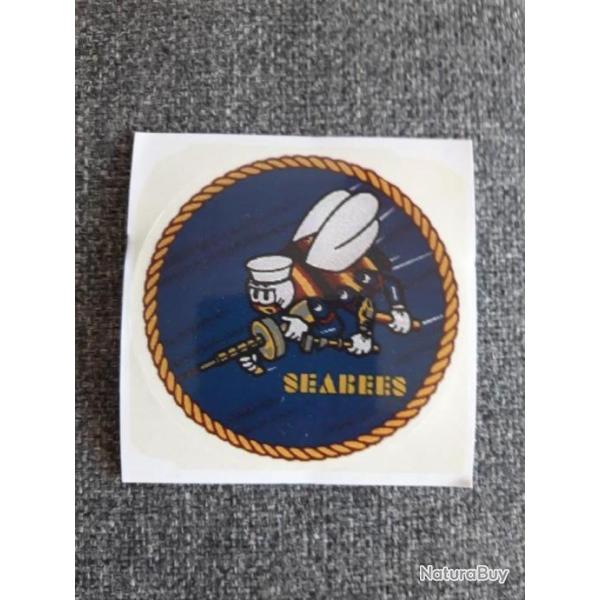 AUTO COLLANT DES "SEABEES"
