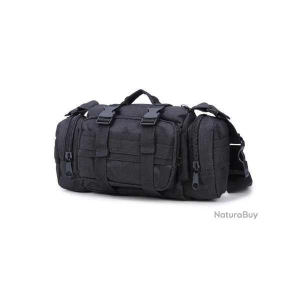 SAC MULTI USAGE �TANCHE ACTIVIT� P�CHE - CHASSE - MILITAIRE - RANDONN�E (Couleur Noir)