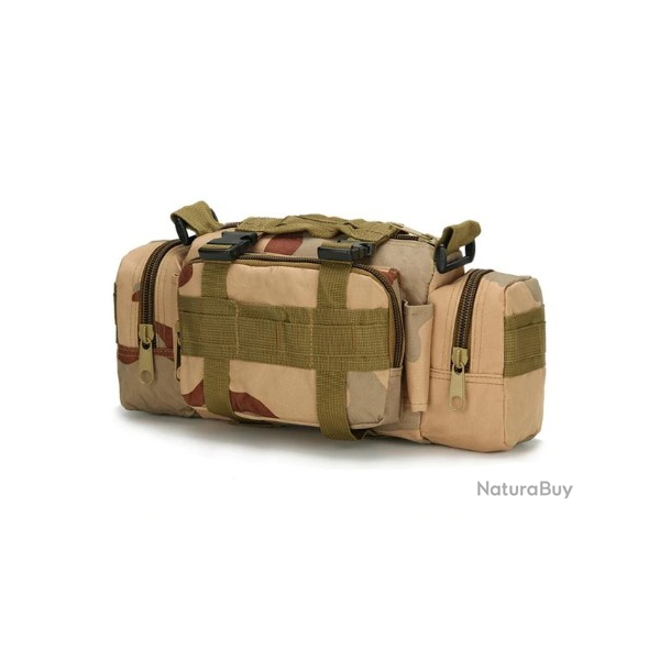 SAC MULTI USAGE �TANCHE ACTIVIT� P�CHE - CHASSE - MILITAIRE - RANDONN�E (Couleur Camo Kaki)