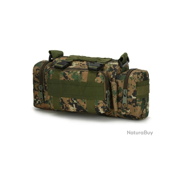 SAC MULTI USAGE TANCHE ACTIVIT PCHE - CHASSE - MILITAIRE - RANDONNE (Couleur Camo Fort)