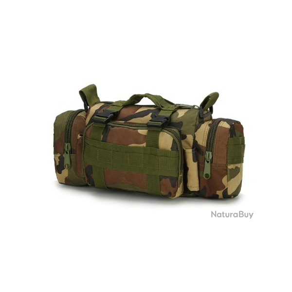 SAC MULTI USAGE TANCHE ACTIVIT PCHE - CHASSE - MILITAIRE - RANDONNE (Couleur Camo USA)