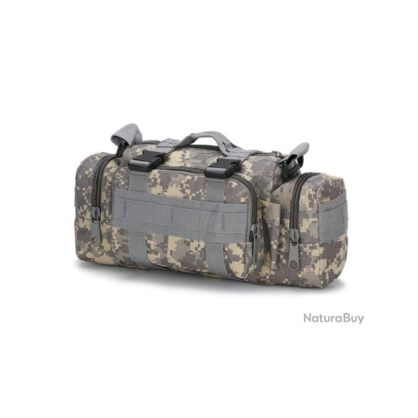SAC MULTI USAGE TANCHE ACTIVIT PCHE - CHASSE - MILITAIRE - RANDONNE (Couleur Camo Montagne)