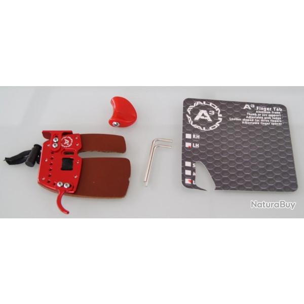 Palette a mentonniere Gaucher Large Avalon A3 Rouge