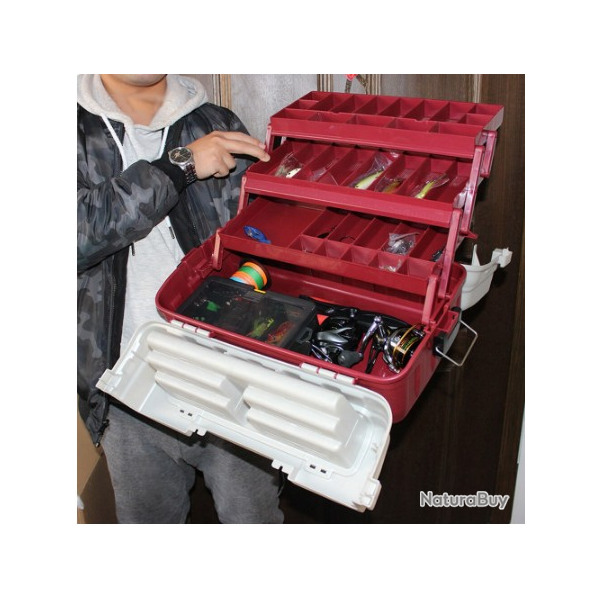 Bote de pche portable  Double porte (Pche aux leurre - Carnassiers) (2)