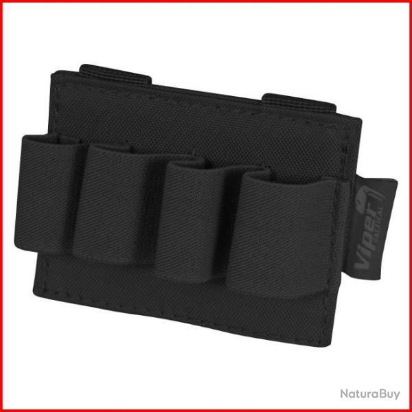  Porte cartouche Molle 4 emplacements Viper NOIR