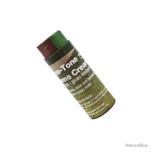 Stick de cr�me de camouflage bi-color BCB (30 gr) VERT / MARRON