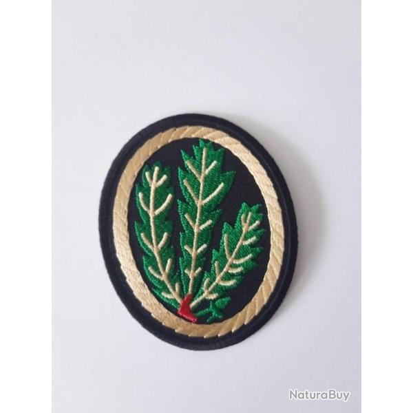 INSIGNE EN TISSU DE MANCHE DE CHASSEUR WH,1ER MODELE.