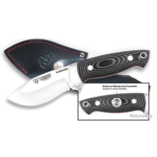 Couteau de survie Cudeman Huracan noir