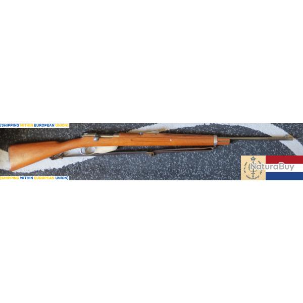 Carabine infanterie Mannlicher hollandais M95 M1895 + bretelle en cuir // Hembrug 1915 // 6.5x53mmR