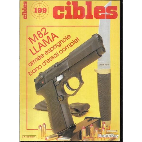 cibles 199 m82 llama arme espagnole, pieu de chasse, carabine feg de 5,56 , ruger p-85,