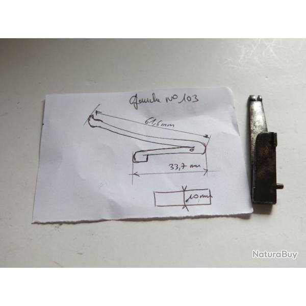 VENDU PAR CUIRASSIER11 N 103 RESSORT DROIT DE PLATINE FUSIL ANCIEN