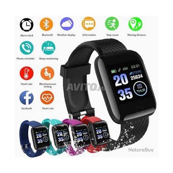 Bluetooth montre connect�e smartwatch hommes femmes tensiom�tre �tanche Fitness Tracker Bracelet fr�