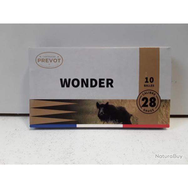 6023 BOITE DE 10 BALLES PREVOT WONDER CAL28 NEUF
