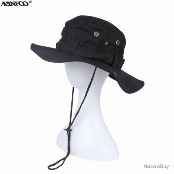 Chapeau de Chasse Couleur Noir - LIVRAISON GRATUITE !!