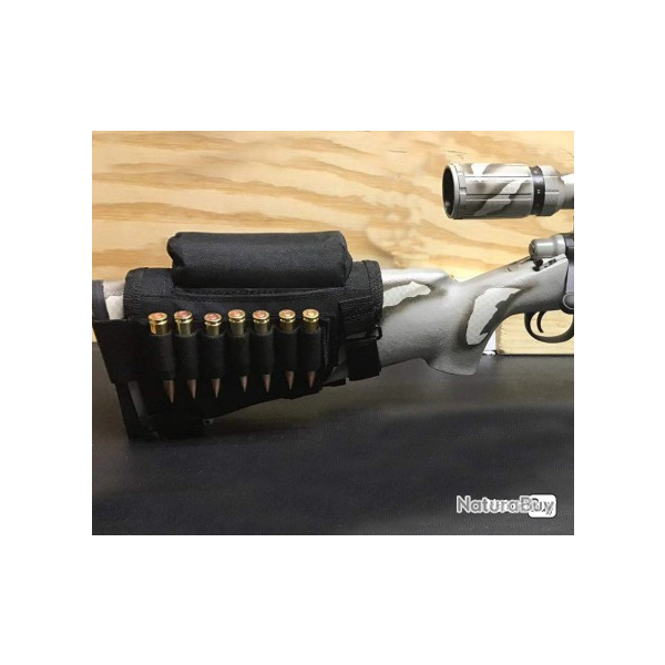 Busc de crosse avec cartouchi�re  NOIRE - LIVRAISON GRATUITE