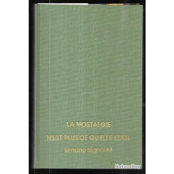 la nostalgie n'est plus ce qu'elle �tait de simone signoret + adieu volodia