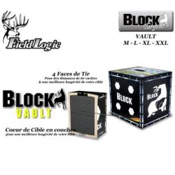 FIELD LOGIC Cible de tir &agrave; l'arc Block Targets Vault convenant pour lames de chasse XL