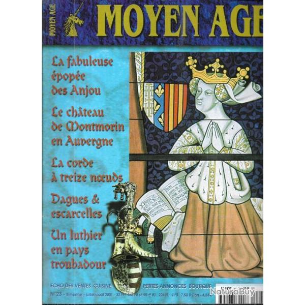 moyen-age n�23 ,h�raldique , cuisine m�di�vale , botanique , numismatique Revue heimdal , dagues