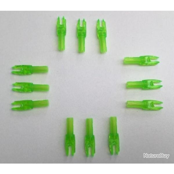 Lot de 12 Encoches Int�rieures Easton X-Nock Vertes