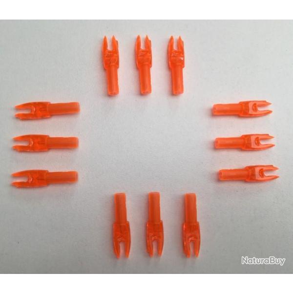 Lot de 12 Encoches Int�rieures Easton X-Nock Oranges