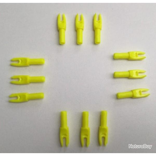 Lot de 12 Encoches Int�rieures Easton X-Nock Jaunes