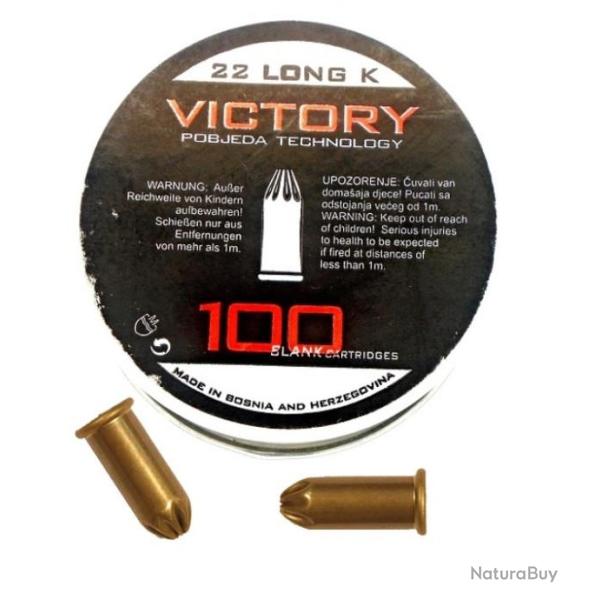 Boite de 100 Cartouches � Blanc VICTORY Cal.22 mm