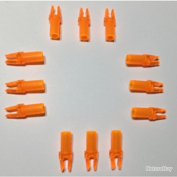 Lot de 12 Encoches Int�rieures Easton Microlite Oranges