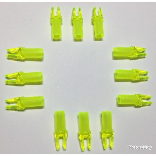 Lot de 12 Encoches Int�rieures Easton Microlite Jaunes