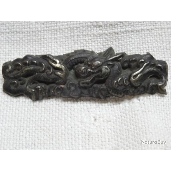 j6) lot ,  m�nuki en m�tal pour wakisachi ou katana , sabre  japonais