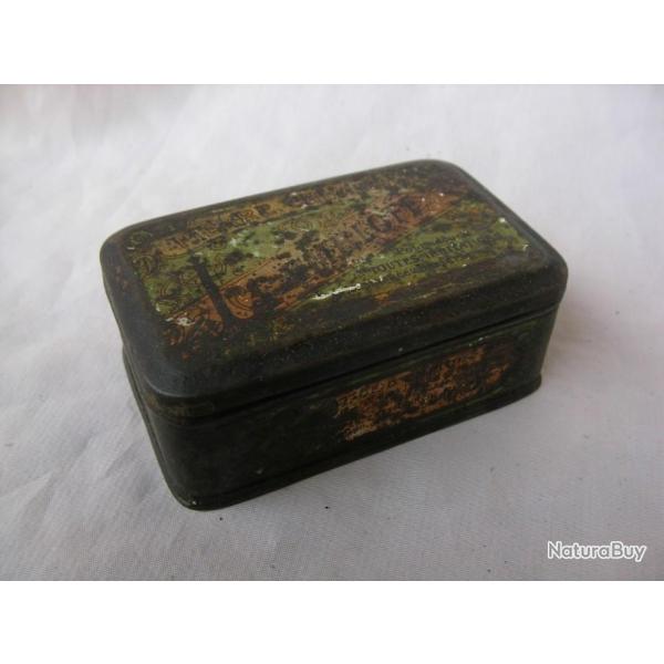 WW2 FRANCE BOITE VIDE MEDICAMENT CIVILE "PIERRE CHIMIQUE " POUR IRRITATIONS ANNES 20/30