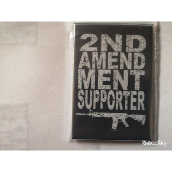1 magnets frigo vintage souvenir 2ND AMENDMENT