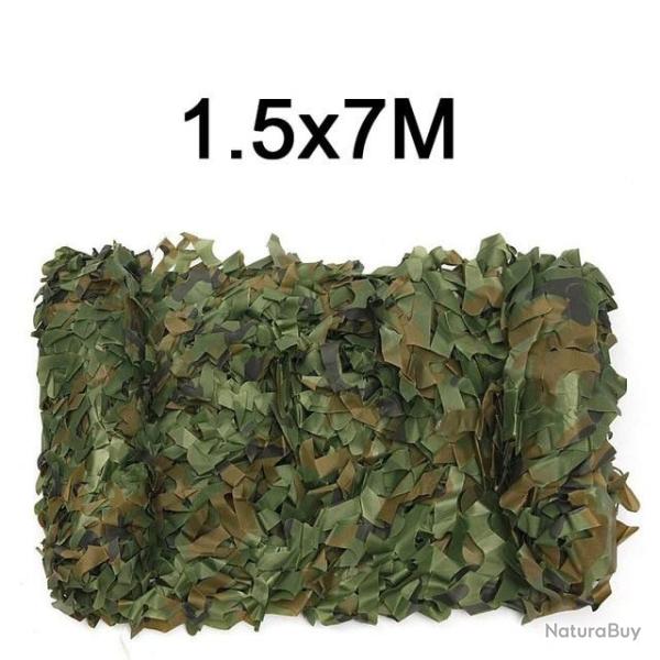 FILET DE CAMOUFLAGE 1.5 X 7 METRES - LIVRAISON GRATUITE !!