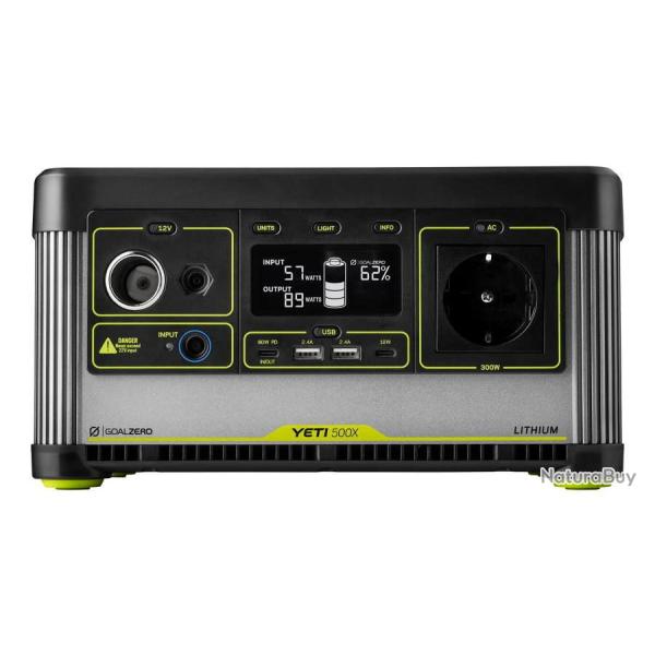 Batterie centrale lithium portable et ultra-compacte yeti 500x Goal Zero