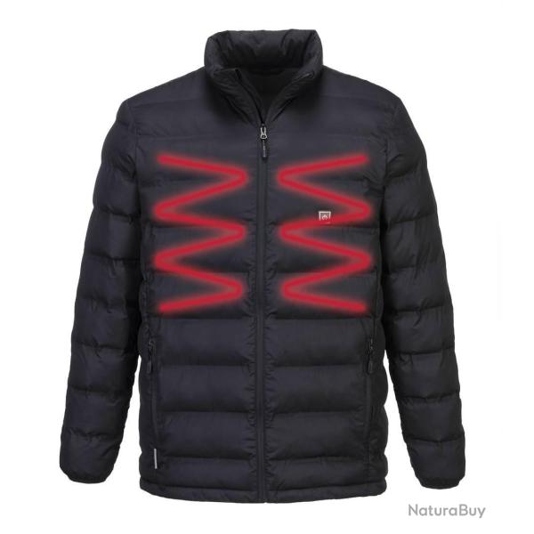 Veste chauffante par Ultrasons. Portwest Noir