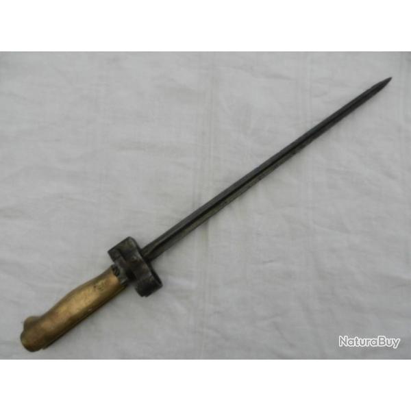 poignard de combat avec ba�onnette Lebel (artisanat de tranch�e)