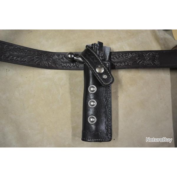 Holster porte culasse en cuir pour dimension culasse Mauser 98K d�cor�