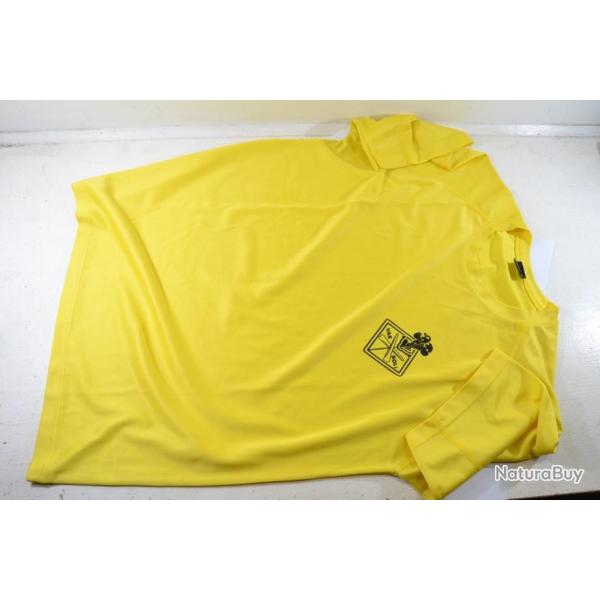Tee-shirt d'entrainement jaune CENTRE EXP�RIMENTAL D' ENTRA�NEMENT AU COMBAT, VAE SOLI M