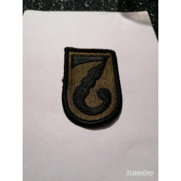 Patch arm�e us 7TH MEDICAL BRIGADE kaki ORIGINAL 2