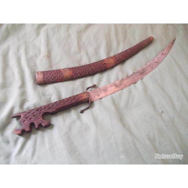 couteau d'origine africaine