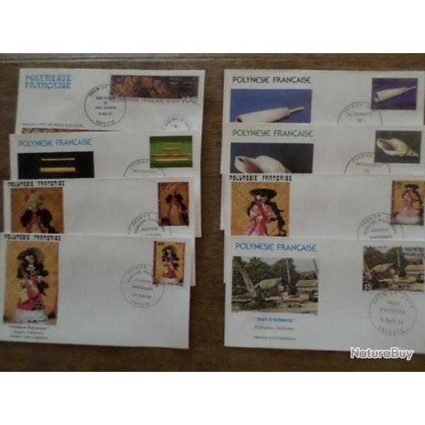 Enveloppes Premier Jour Polyn�sie Fran�aise